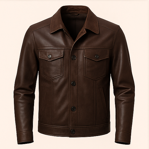 Dark Brown Leather Jacket